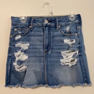 Denim Jean Skirt! By American Eagle